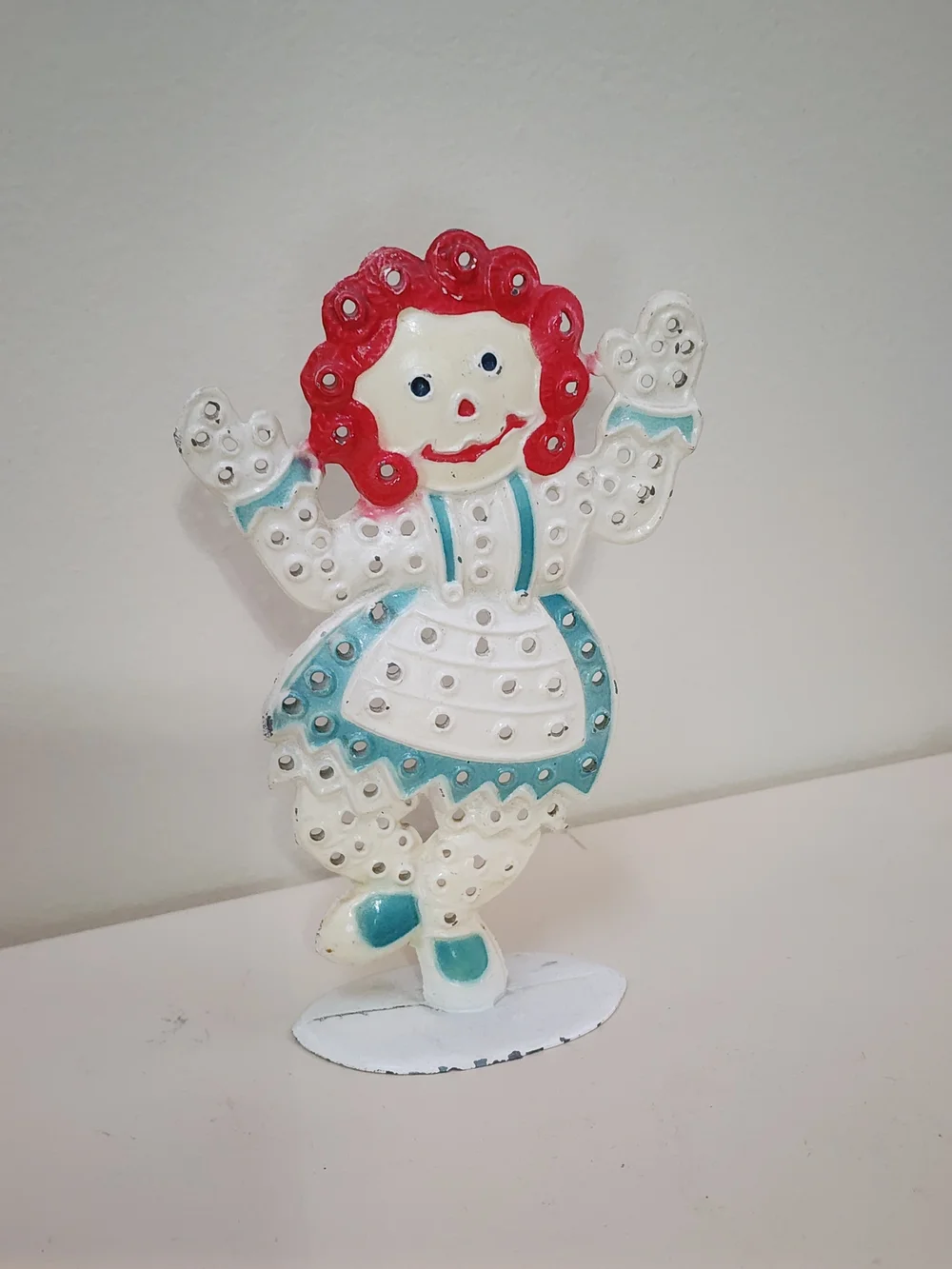 Raggedy Ann Earring Tree Vintage Jewelry Holder by Revere USA